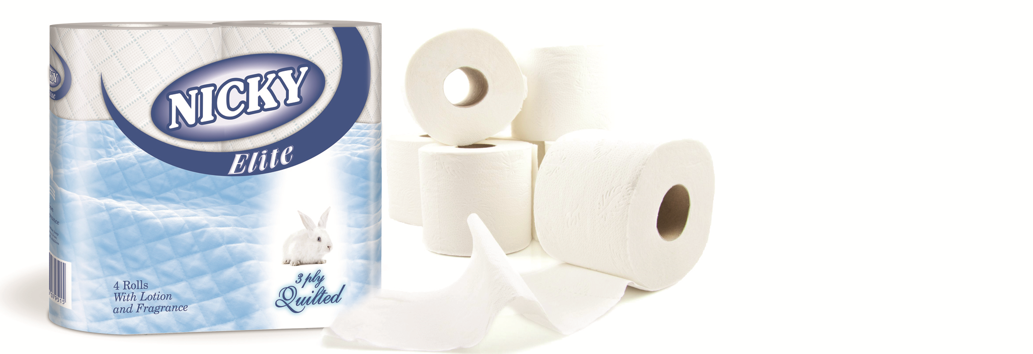 Nicky Elite Toilet Roll pack of 45